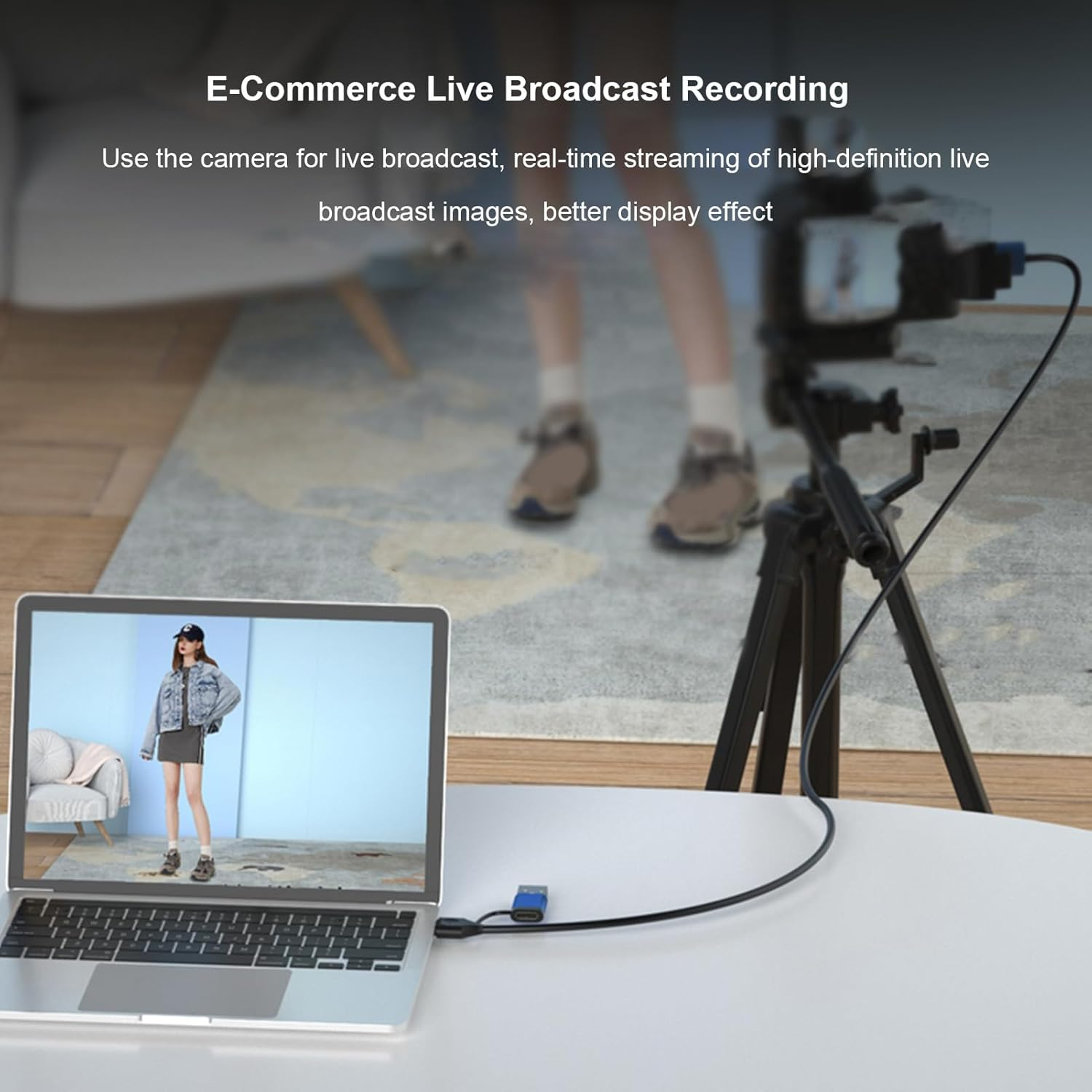 Dpofirs HDMI to Type C Video Capturing Card, USB 3.0 Video Capture Card, for Teaching, Gaming, Video Conferencing or Live Broadcasting, 4K Input 1080P Output image number 5