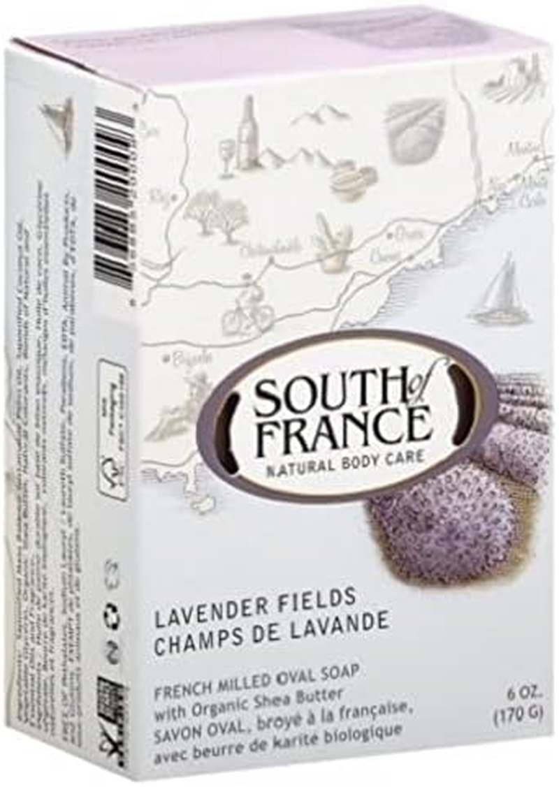 South of France - French Milled Vegetable Bar Soap Lavender Fields - 6 Oz. image number 5