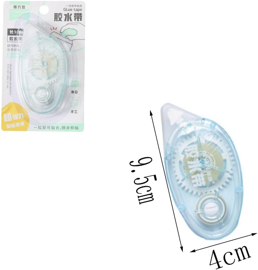 Armastuse 9 Pack Double Sided Tape Roller, Scrapbooking Supplies, Sticky Tape Glue Roller Dispenser for Scrapbook, Journaling DIY Crafts