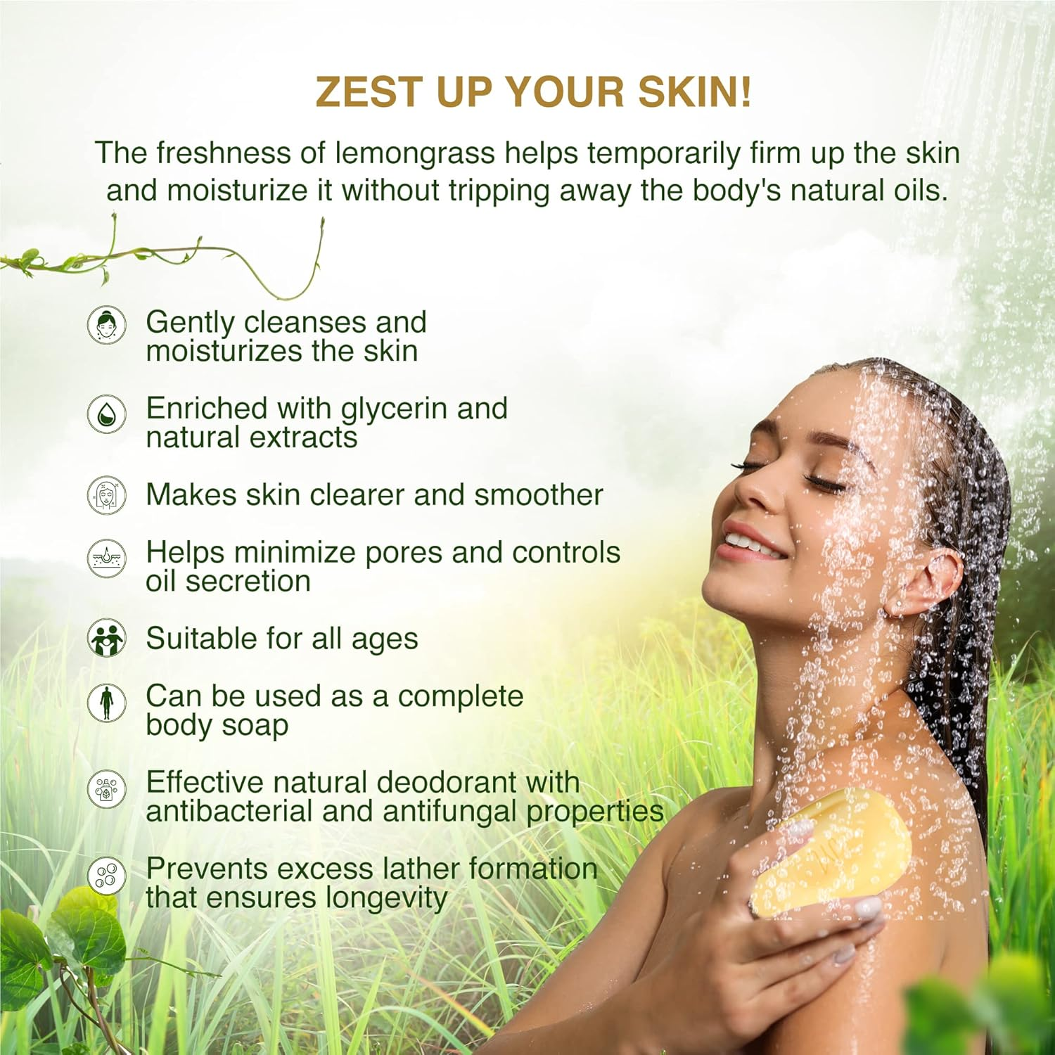 Maharishi Ayurveda Lemongrass Soap (100 Gm)