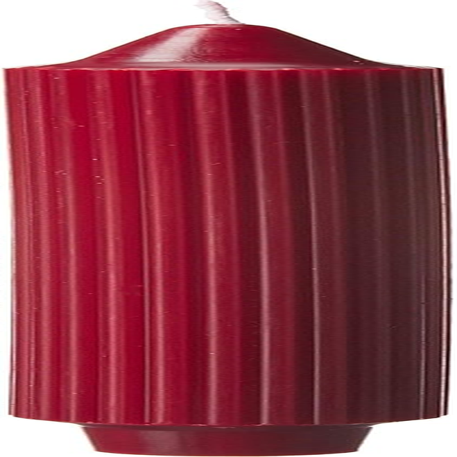 Root Candles Unscented Smooth Collenette 9-Inch Dinner Candles, Box of 4, Garnet