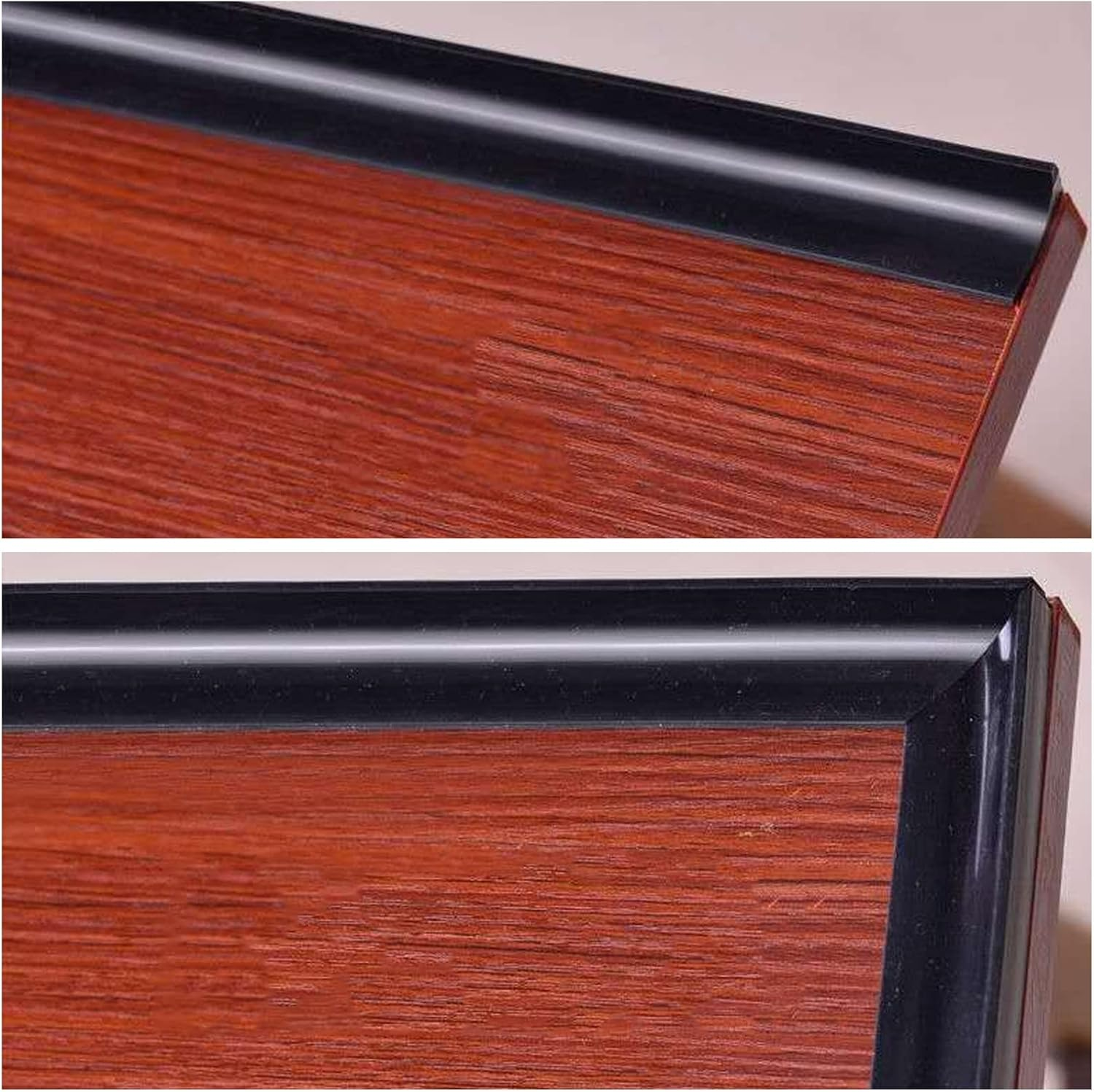 Shower Threshold Water Dam, Flexible Self Adhesive Silicone Sink Cooktop Water Barrier, Waterproof Water Strip Dam for Kitchen, Bathroom (150Cm, Black)