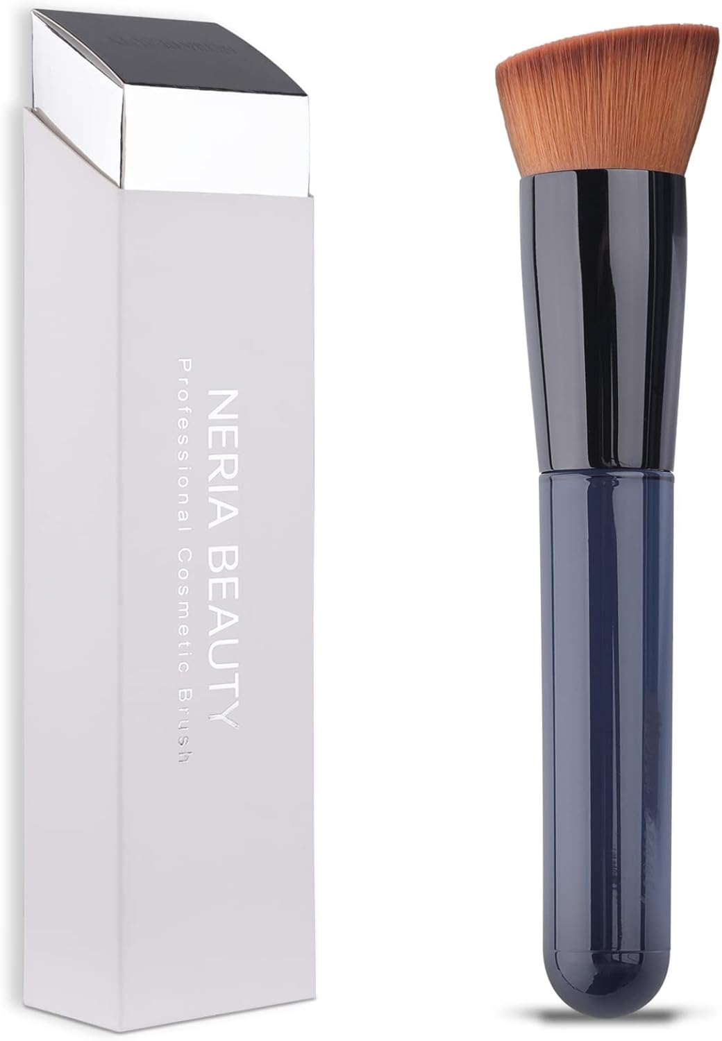 Foundation Brush, Flat Top Kabuki Foundation Brush for Liquid Makeup, Cream, Powder, Travel Size Face Foundation Blending Makeup Brushes (131) image number 5