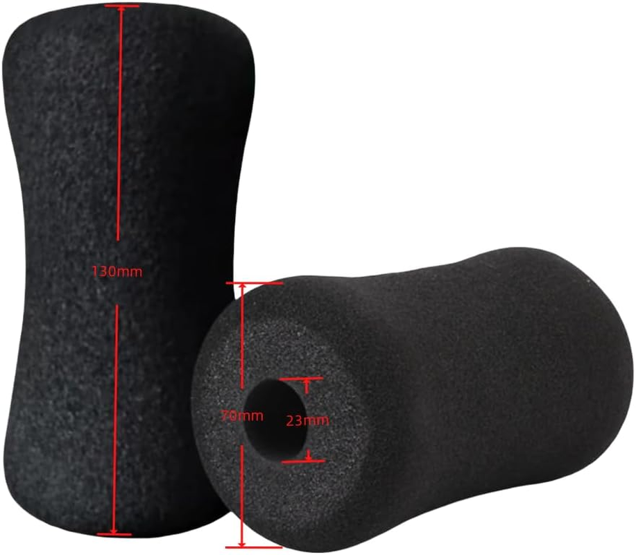 GYWHOOFT 4 Pack Foam Foot Pads Covers for Wheels Replacement Pads for Exercises Gym Pad Equipment