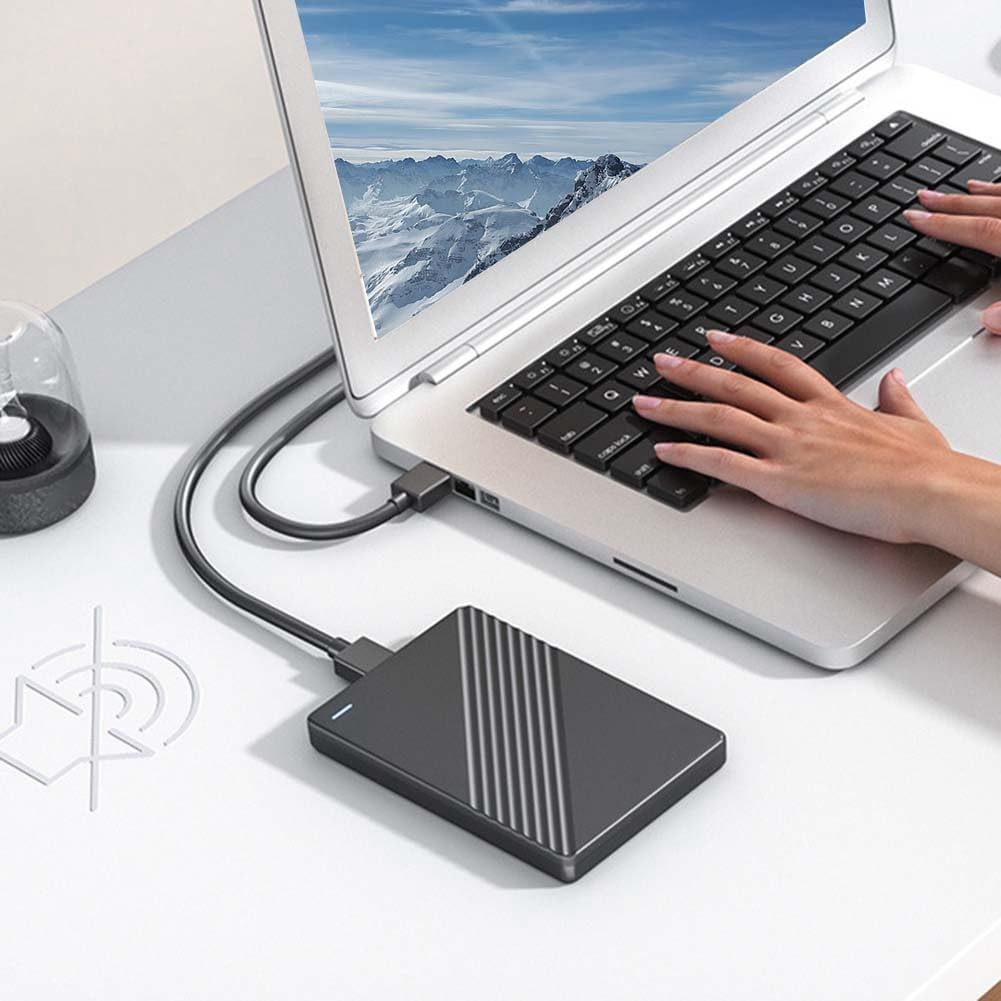 Domoi 2.5Inch External Mobile Hard Disk High Speed USB 3.0 160GB Storage Portable Hard Disk for Laptop Desktop PC Easy Install Easy to Use