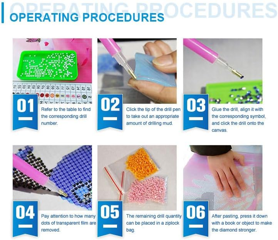 5D Full Drill Diamond Painting Kit &ndash; DIY Sparkling Mosaic Art with Resin Diamonds on Sticky Canvas &ndash; Home Wall D&eacute;cor Craft &ndash; 11.8 X 15.7 Inches (30 X 40 Cm) &ndash; No Frame image number 4