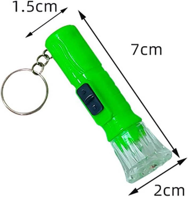 4 Pieces Mini Flashlight Keychain Bulk Assorted Colors Torch Keyring Flashlights LED Keychain Flashlights Small Keychain Light Hiking Camping Christmas Party Favors image number 5