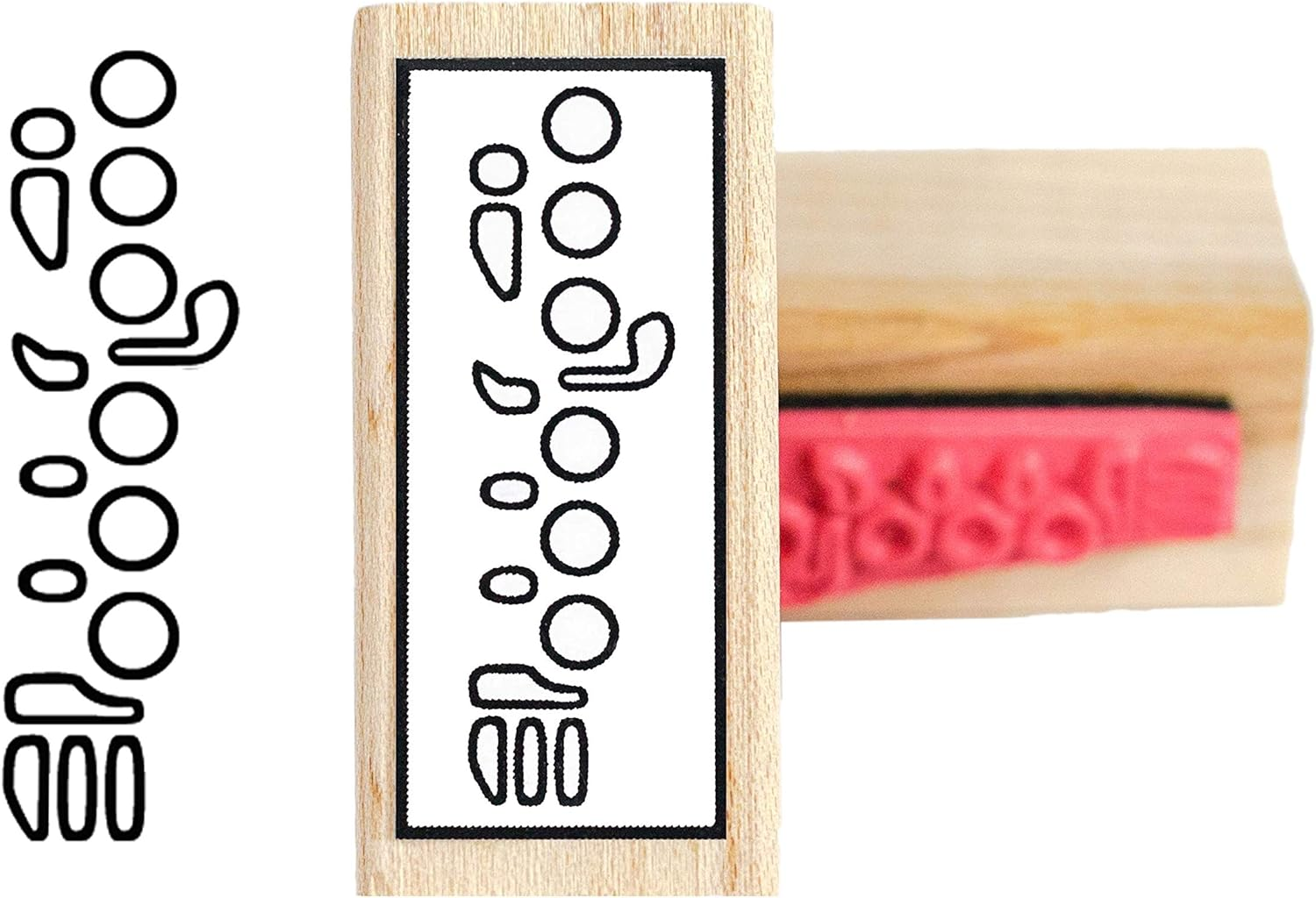 Flute Fingering Rubber Stamp image number 1