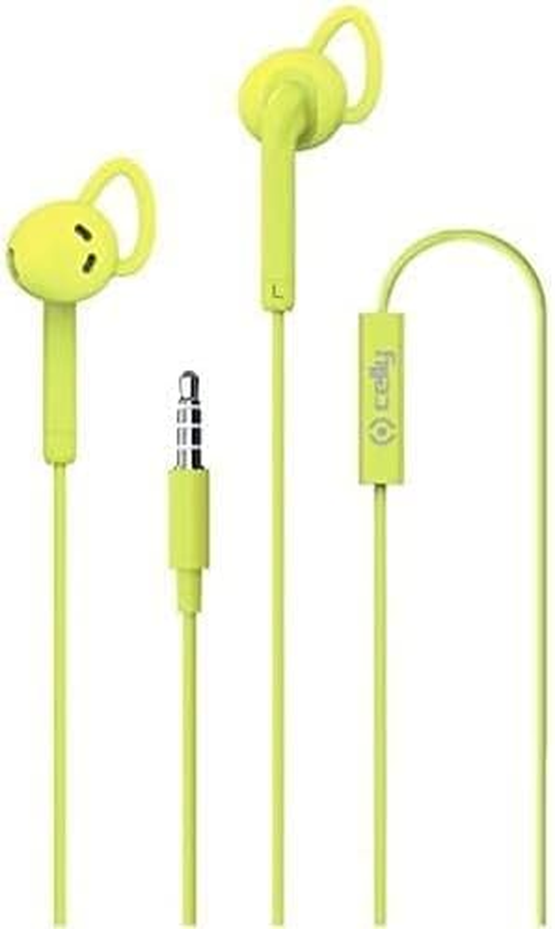 Celly-Stereo Headphones 3.5 Mm Active Light Green image number 1