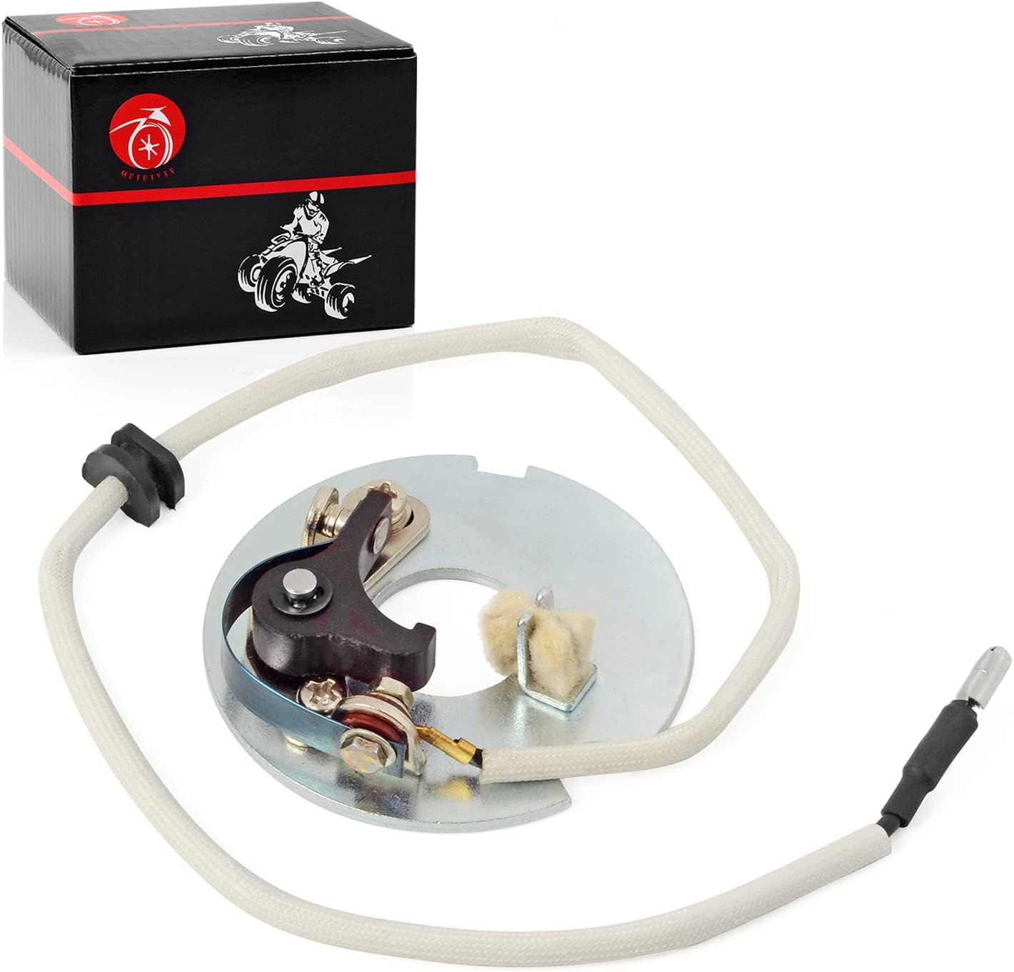 Points Plate Assembly for Honda ATC90 CT90 S90 CM91 SL90 ST90 CB100 CL100 SL100 CB125 CL125 SL125 XL250 30200-107-014 30200-028-013 30200-028-004 image number 3