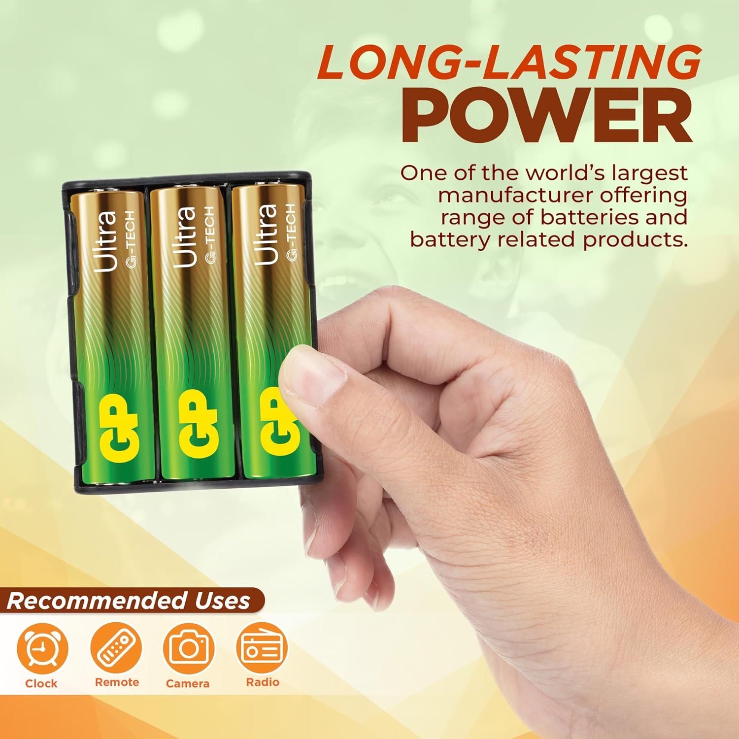 AAA Batteries Pack of 36 by GP AAA Batteries Ultra Alkaline - 10 Year Shelf Life, Ideal for Everyday Hungry Devices, Long Lasting Power, Anti-Leakage Technology |Aka Micro, Mini, LR03, MN2400, 24A image number 1