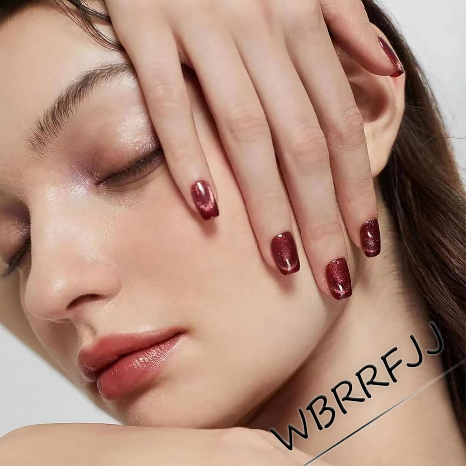 GHQHSQ 24Pcs Flower Press on Nails Medium Almond Fake Nails 3D Floral with Gold Pearl Rhinestones Glitter Glossy Design Orange Full Cover Stick on Nails Spring Summer False Nails for Women Acrylic Nails image number 5