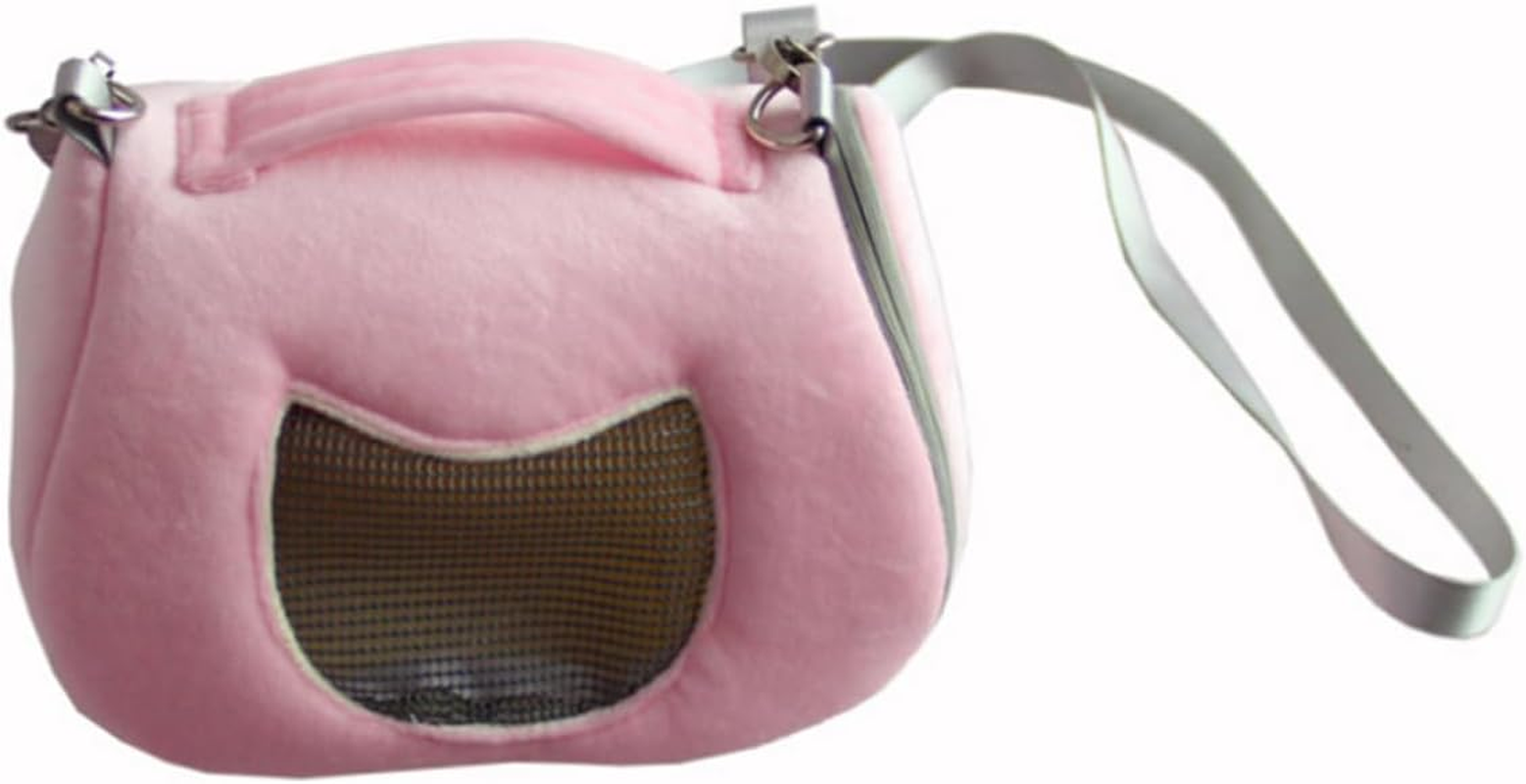 VANZACK Pet Carrier Hamster Carrier Rabbit Carrier Bunny Carrier Pet Cage Pet Supplies Handbag Traveling Backpack the Tote Bag Travel Bag for Pets Pet Travel Carrier Pink image number 3