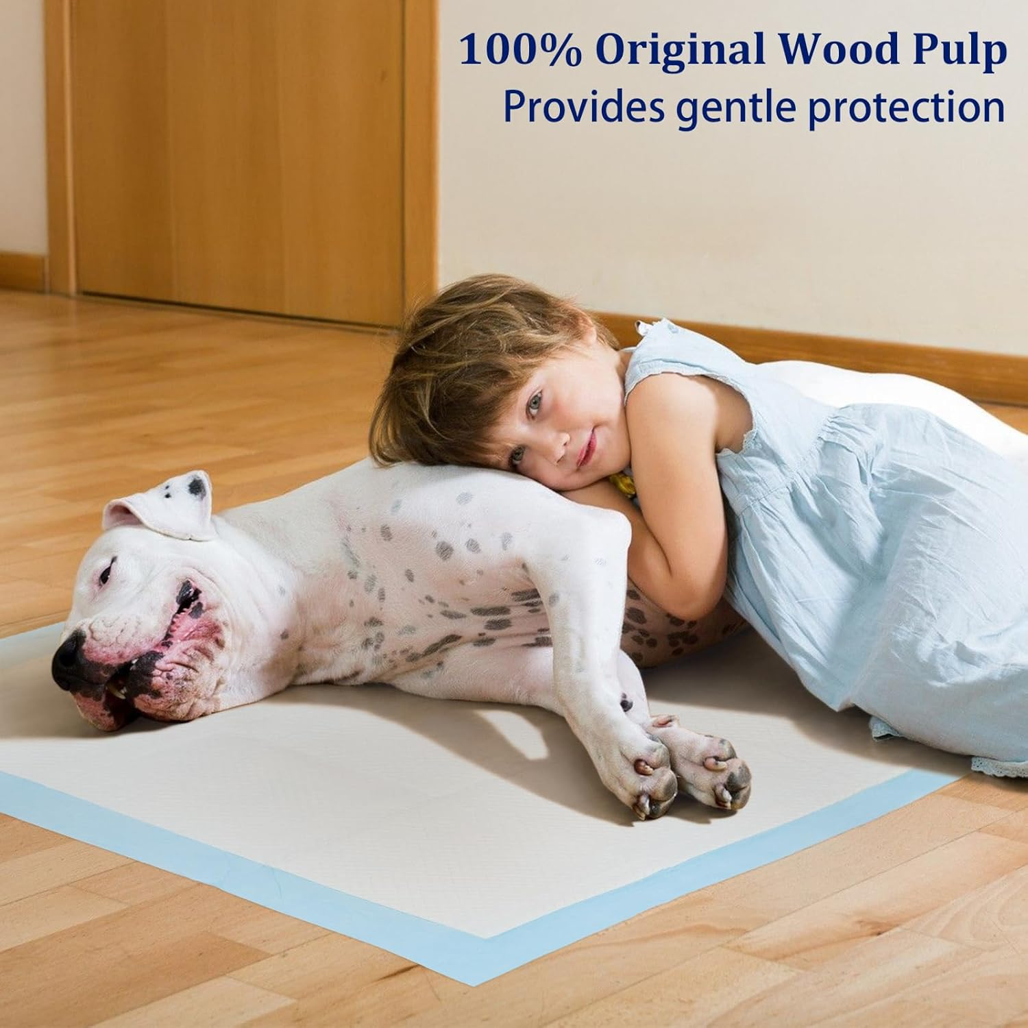 Ownpets XXXXL Puppy Training Pad 120X80Cm, 40 Count, Extra Large Giant Dog Pee Pads, Leak-Proof 6-Layer Pet Potty Training Pads Pee Pads with Quick-Dry Surface for Puppies, Cats, Rabbits image number 5