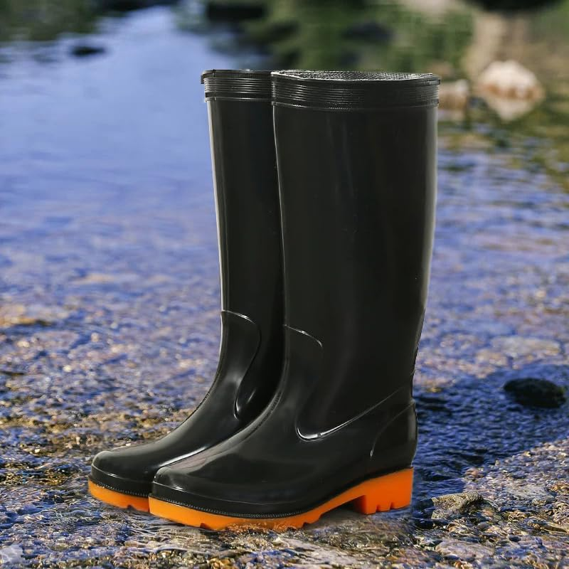 Rain Boots, Waterproof Work Shoes, Suitable for Sizes 8-9.5 image number 1