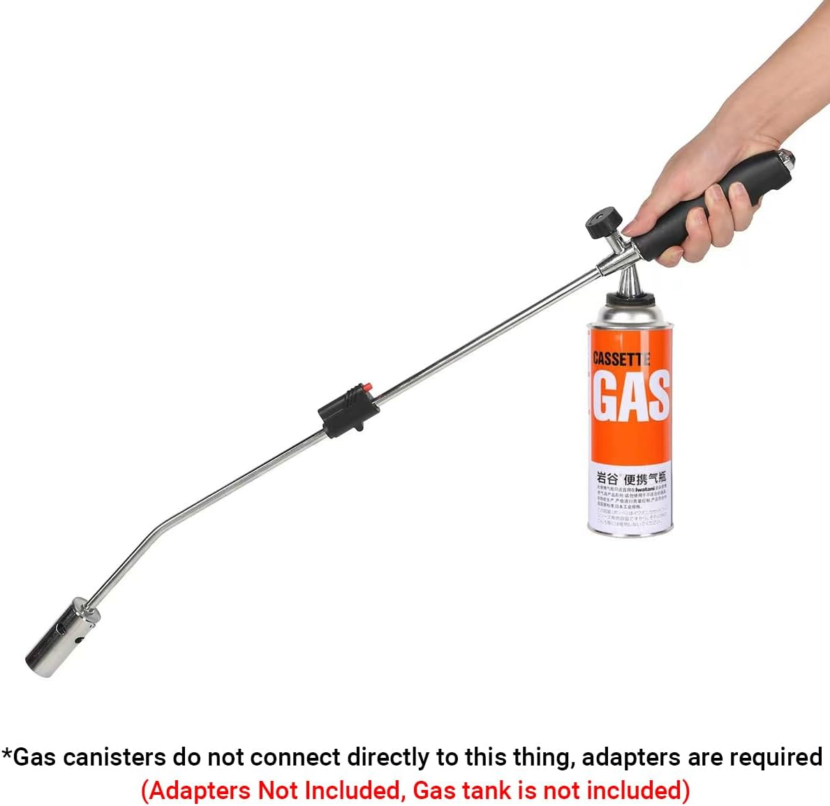 AIMALL Propane Weed Burner - Butane Gas Torch for Garden, 31.49" Wand Lighter Tool, High-Efficiency Weed and Ice Melter image number 6