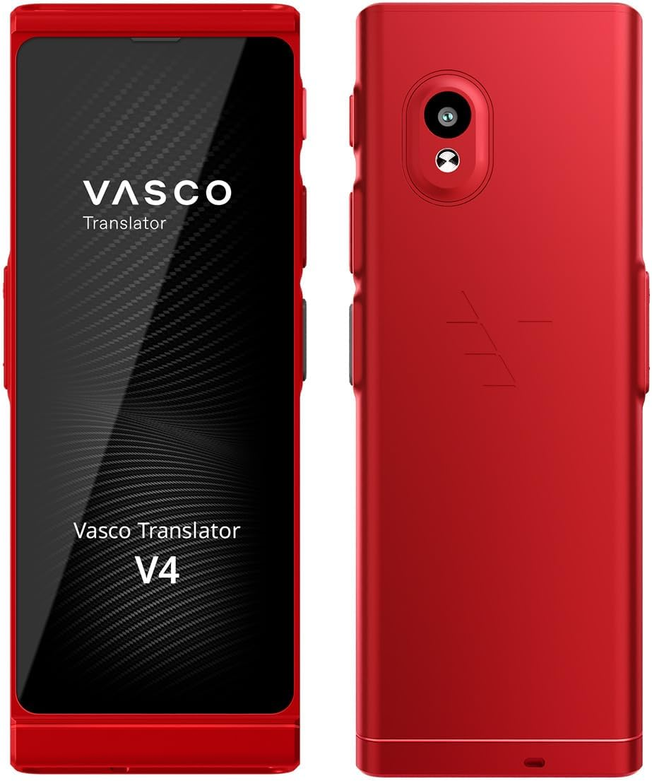 Vasco V4 Language Translator Device | 112 Languages | Free Lifetime Internet in Almost 200 Countries | Stone Gray