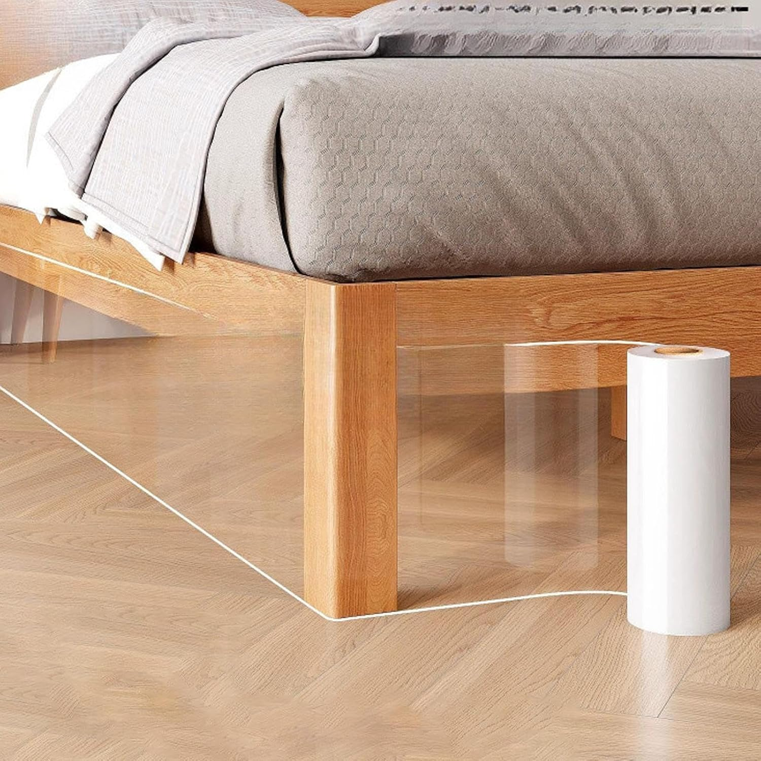 Furtryvl Cat Furniture Protector | Clear Adhesive anti Scratch Tape | Cat Scratch Tape - for Home Stairs Walls Carpet Sofa Corner Doorway Screen Board Chair Cushion