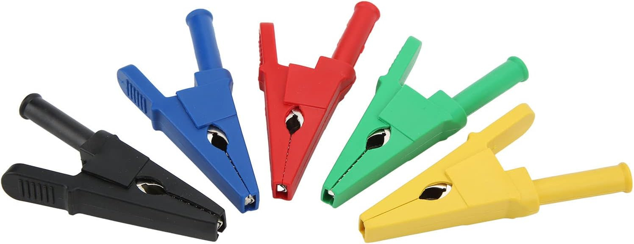 Domary 10Pcs Electric Test Clips Reliable Power Testing Clips for Electronic Circuits 20Mm Opening image number 5