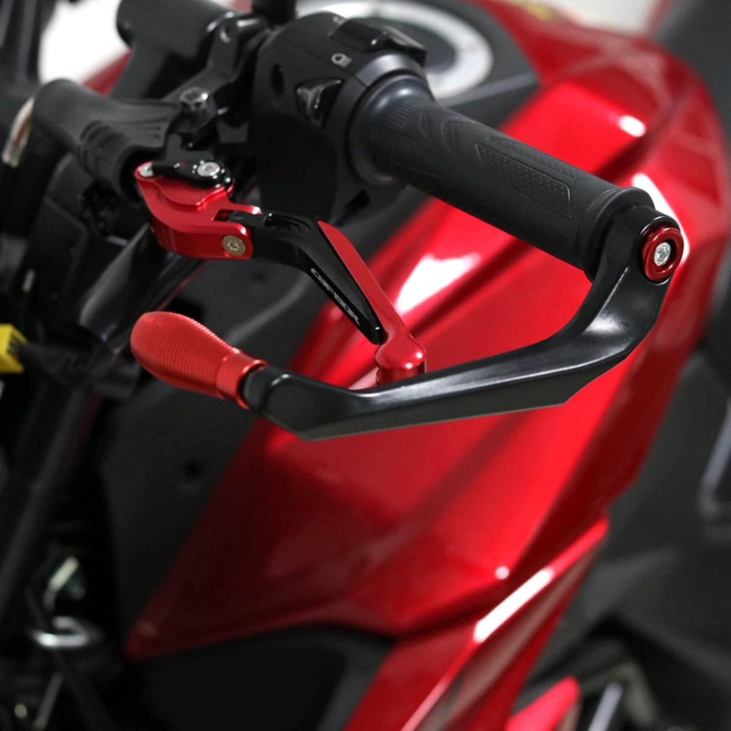 Universal Motorcycle Handlebar Brake Clutch Lever Hand Guard Protector ABS Replacement for Yamaha R3 R25 YZF RI YZF R6 image number 3
