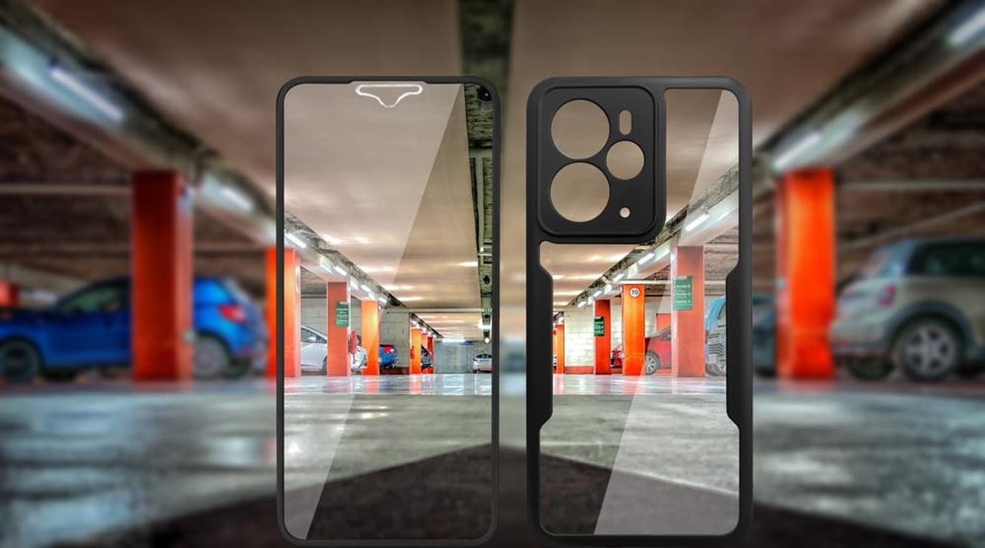 YUXING Mobile Phone Case for Samsung Galaxy A56 5G/A36 5G, 360&deg; Protective Case, Built-In Screen Protector, Shockproof and Scratch-Resistant, Transparent Back, Easy to Apply, Pink image number 4