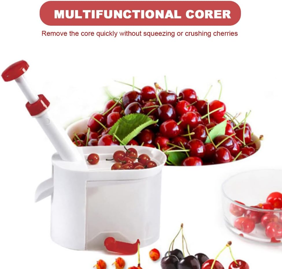 Cherry Pitter Tool | Portable Fruit Pitter Tool,Multifunctional Fruit Corer Removers for Cherry Red Date Jujube Olive, Kitchen image number 1