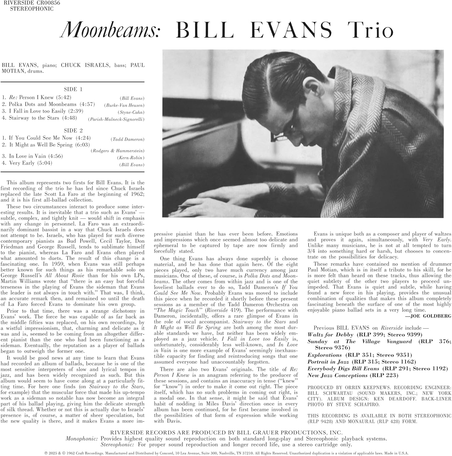 Moon Beams (Original Jazz Classics Series)