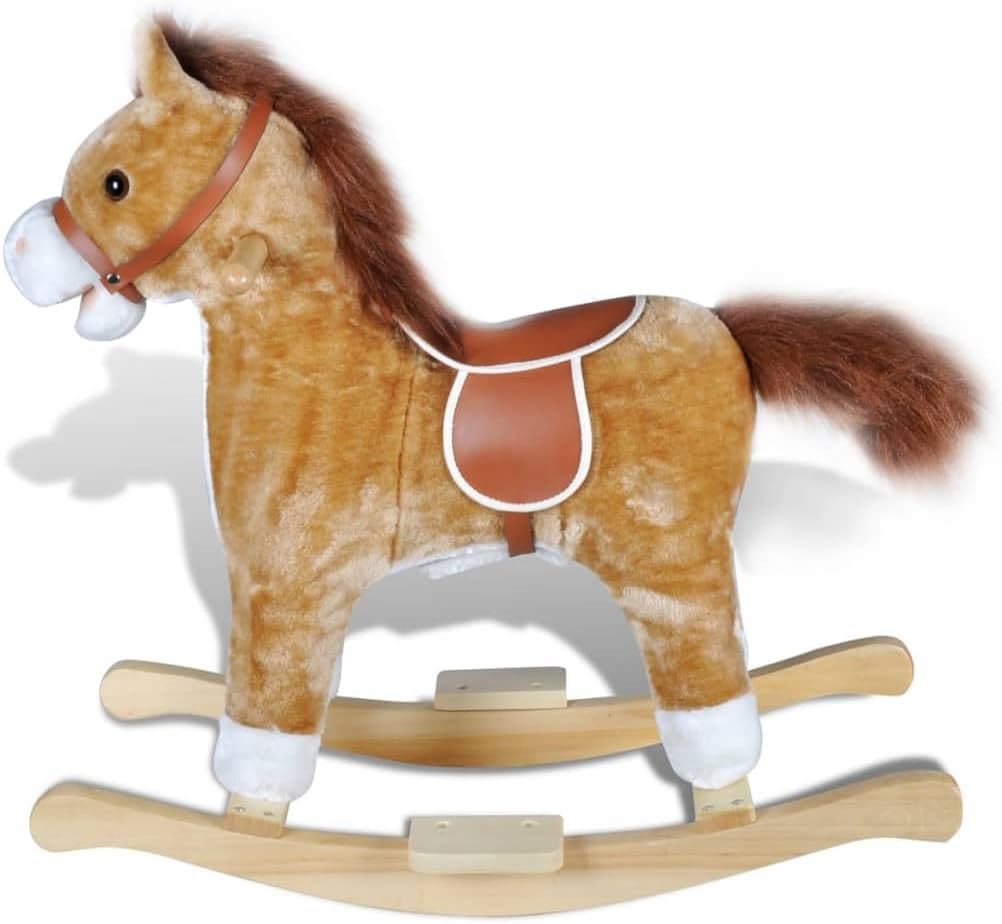 Vidaxl Rocking Animal Horse Kids Children Toddler Ride on Toy Wood Rocker image number 1