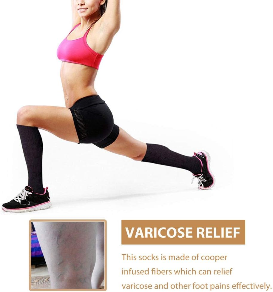 Flightmode Medical Compression Socks Size L Support Stockings Travel Flight Aching Feet Varicose image number 2