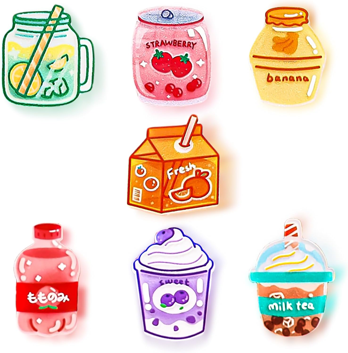 Myrtle 14-Pack Heavy Duty Fridgemagnets for Whiteboards,Lockerskitchens-Decorative Acrylicmagnetic Stickers with Vibrant(Office，Garage，Homepatternsdecor) image number 5