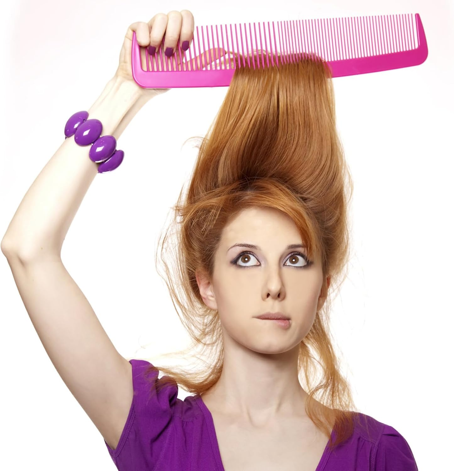 STOBAZA Giant Wide Comb Party Carnival Giant Comb Prop for Funny Man Halloween Tooth - 14.78X3.07X0.20In