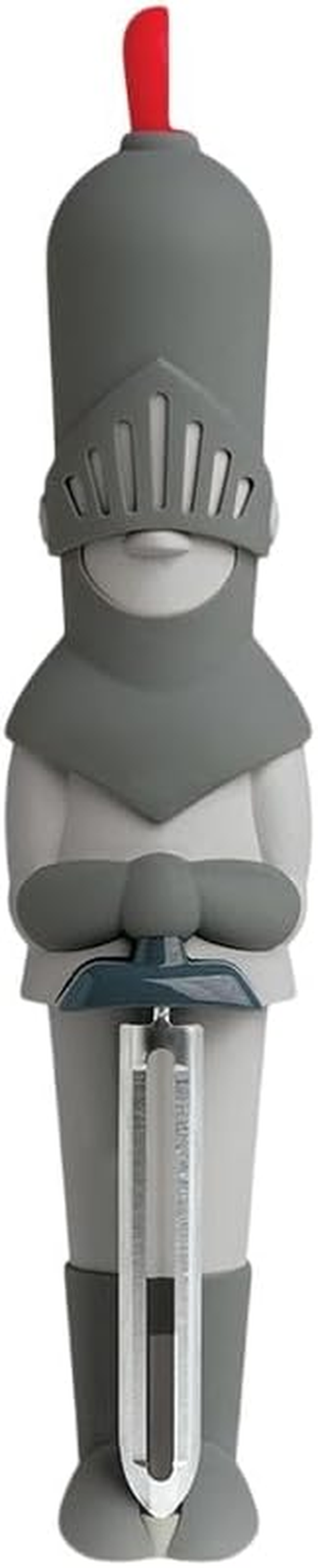 NEW!! OTOTO Sir Peels A-Lot Medieval Knight Vegetable Peeler - Swivel Vegetable Peelers for Kitchen, Cute Kitchen Gadgets, Kitchen Gifts, Potato, Veggie, Fruit Peeler, Cute Kitchen Accessories image number 5