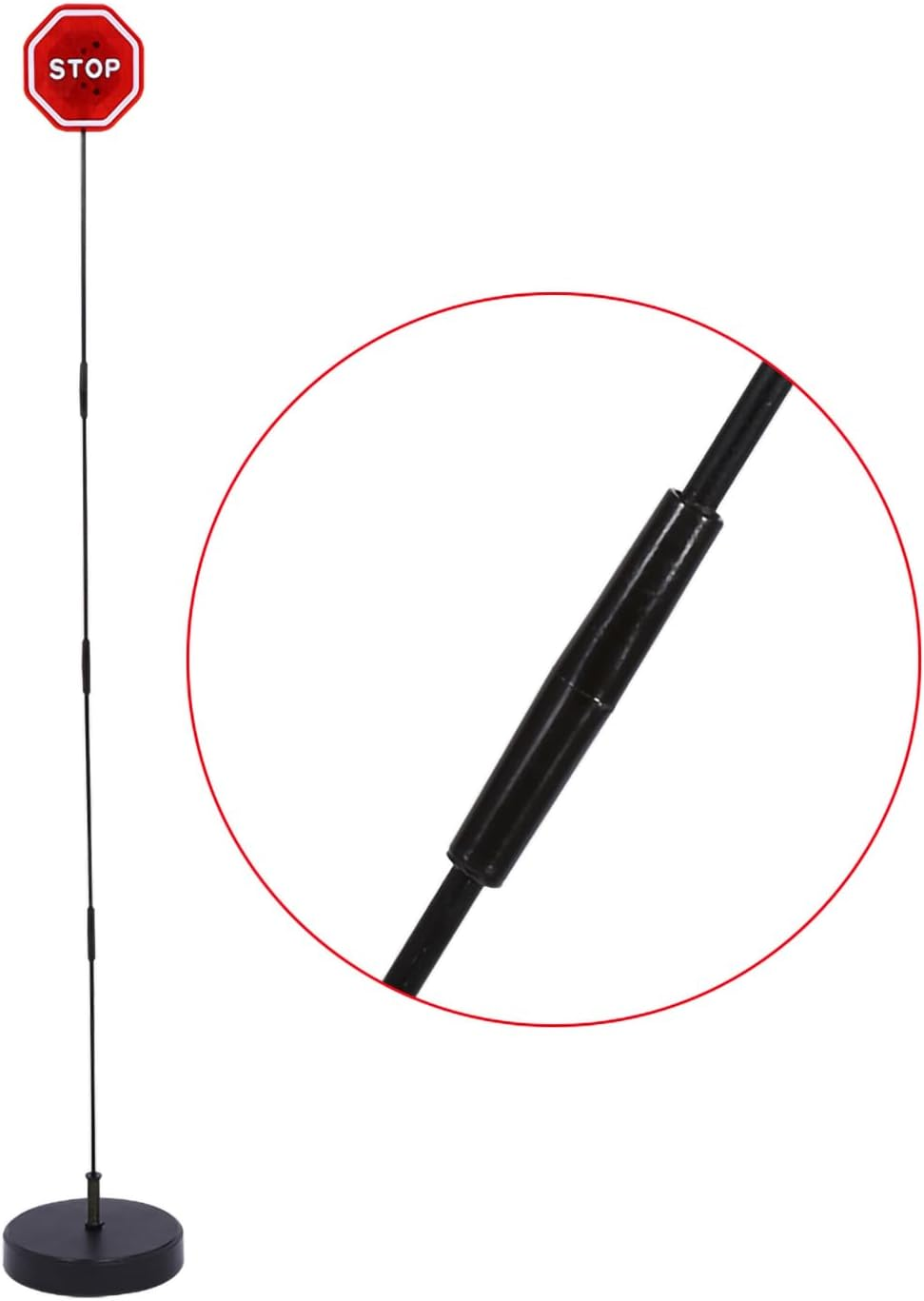 137 X 20.5 X 12.7Cm/53.9 X 8.1 X 5 Parking Stop Sensor with Adjustable Stand Auto Parking Detector for Garage Port LED Stop Sign Parking Assist, Flashing LED Stop Sensor image number 2