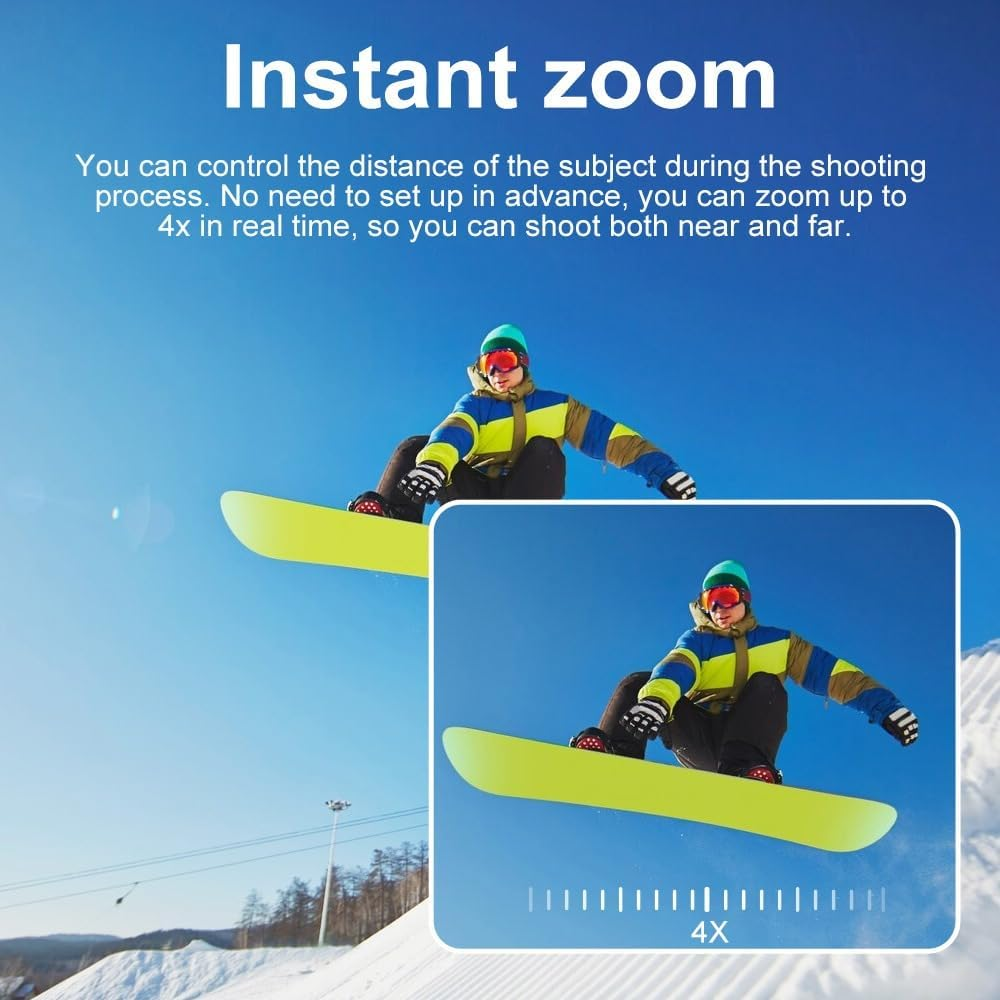 Camgo 5K 50MP Wifi Ultra HD Underwater Waterproof Camera 30M Sports Camcorder image number 4