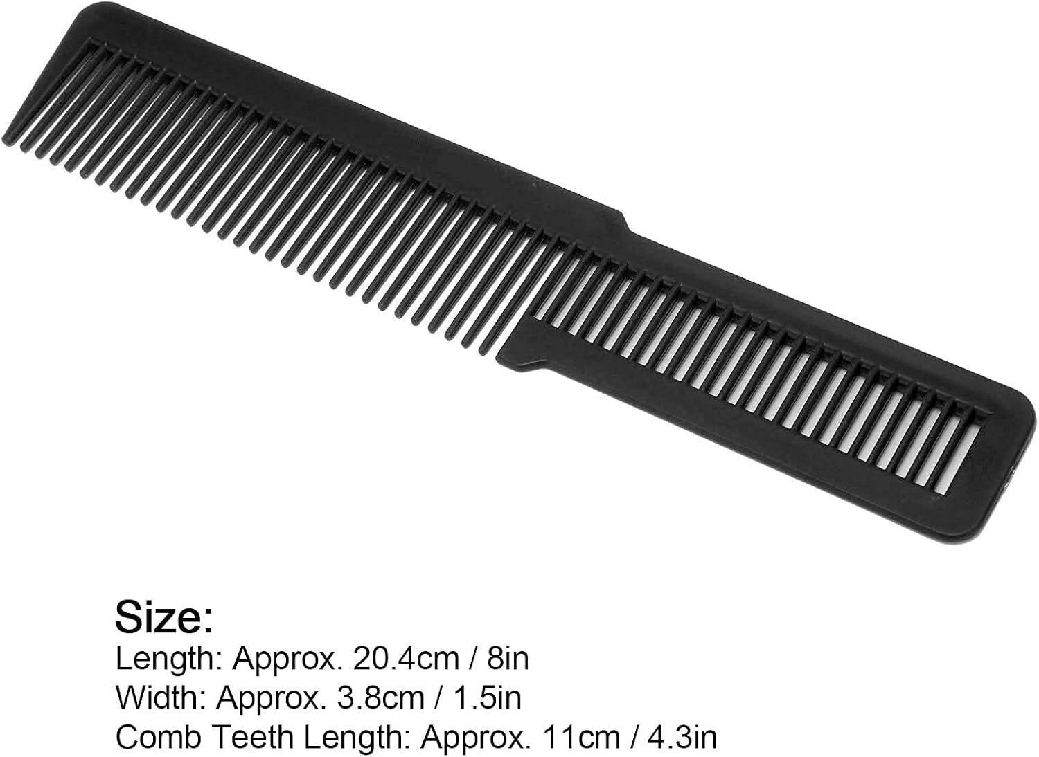 Detangler Comb, Professional Curly Hair Detangling Brush, Fine Wide Toothed Comb for All Hair Types for Women and Men(Black) image number 5