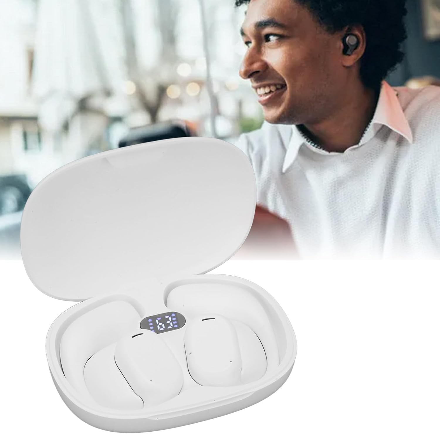 Language Translator Earbuds, Wireless Bluetooth Translation Headphones High Accuracy Real Time Translation Language Translator Device with 74 Languages 70 Accent Online Hifi image number 5