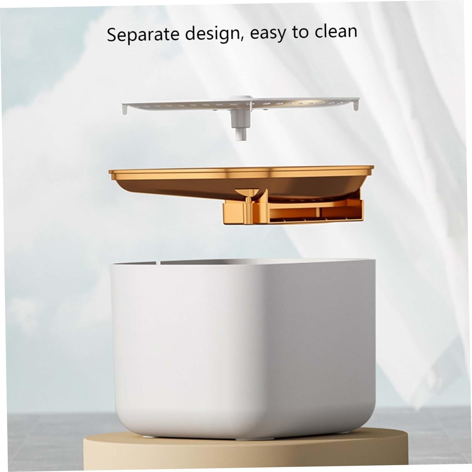 Dog Water Bowl Pet Drinking Fountain 3L Removable Automatic Cat Water Dispenser Circulating Filtration Pet Water Dispenser for Cats and Small Dogs Pet Bowl image number 6