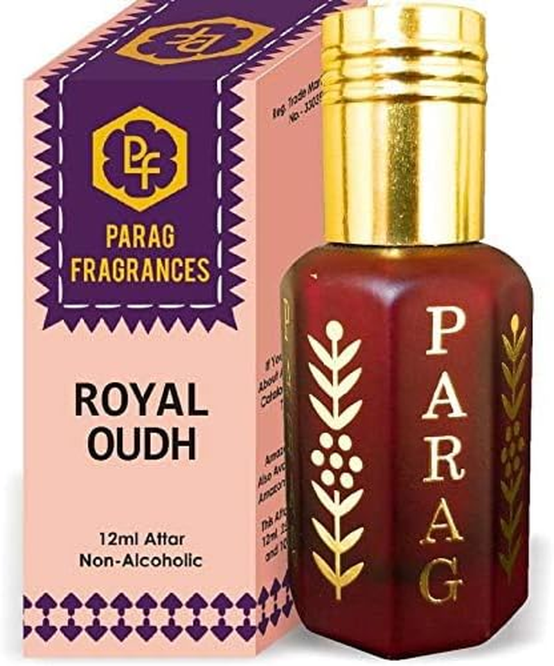 Generic Royal Oudh Attar 1 Tola / 12Ml (Crystal Series) (Limited Time Launching Offer Pack) Natural Distiled Attar/Alcohol Free Attar/Long Lasting Attar
