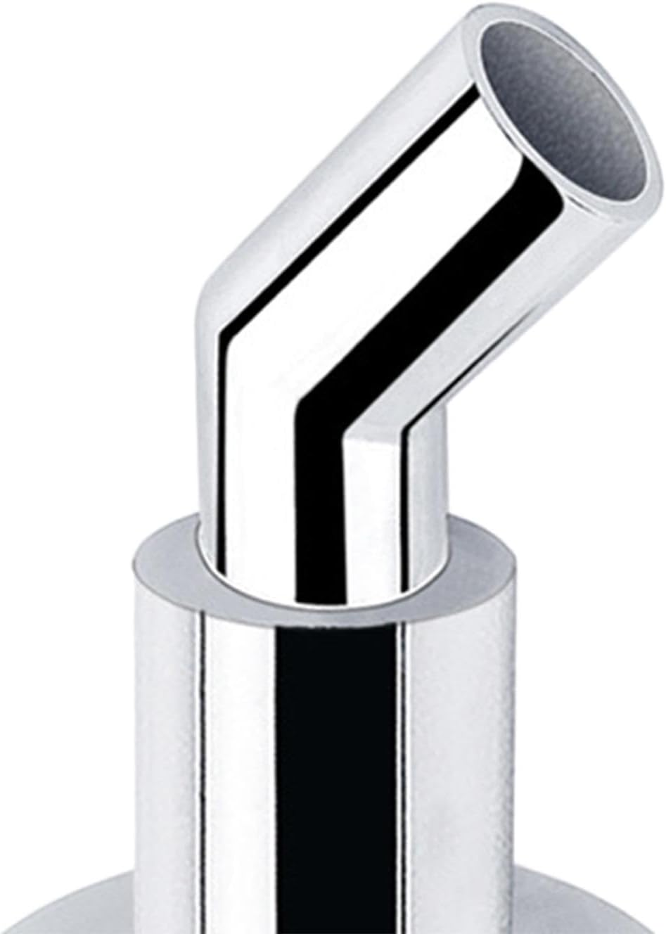 Magideal Thru Hull Exhaust Skin with Screws and Nuts Tube Pipe Socket Hardware Premium Stainless Steel for Marine Diesel Heater, Bend image number 6