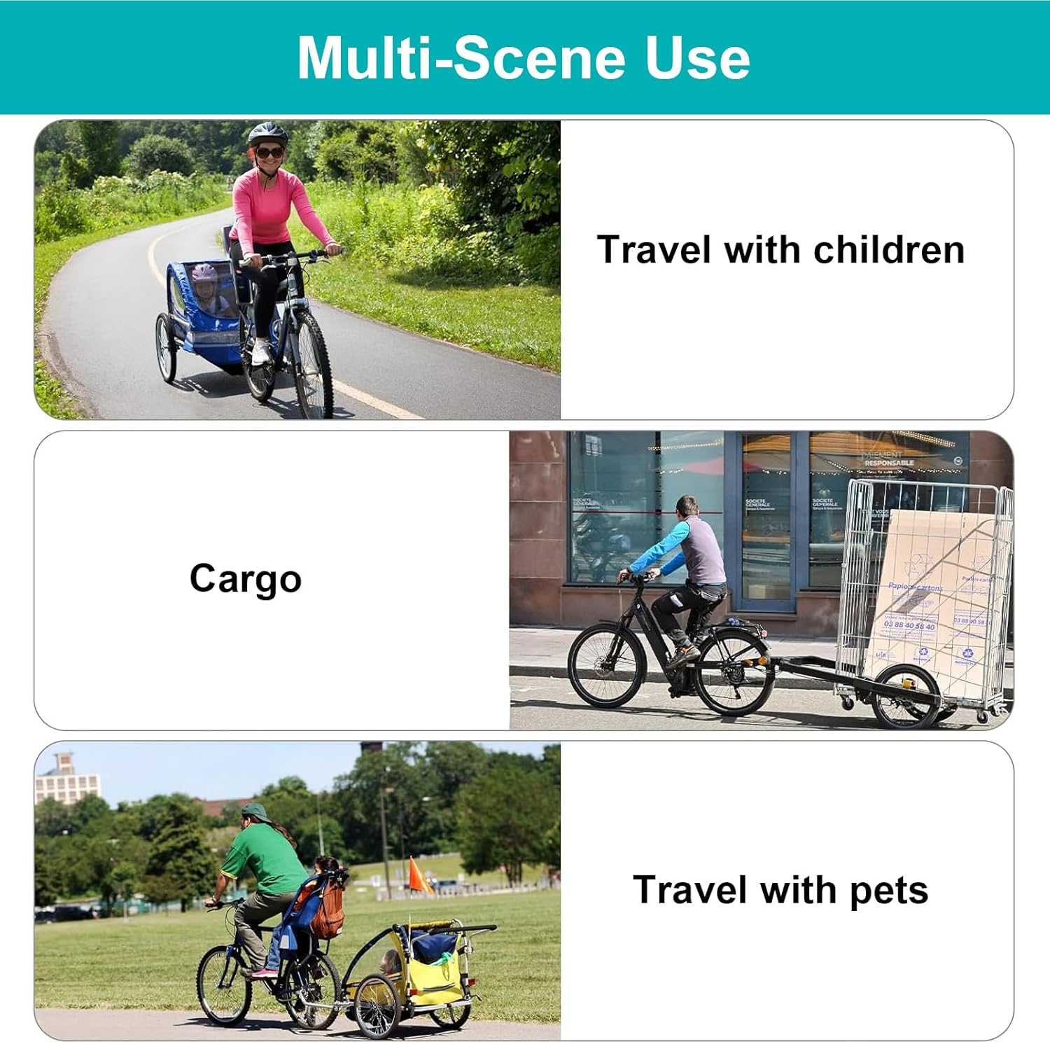 Bike Trailer Hitch Connector &ndash; Universal Bicycle Adapter for Kids, Dog & Cargo Trailers &ndash; Stable, Rust-Resistant & Easy Plug-In, Fits Most Bikes and E-Bikes image number 2