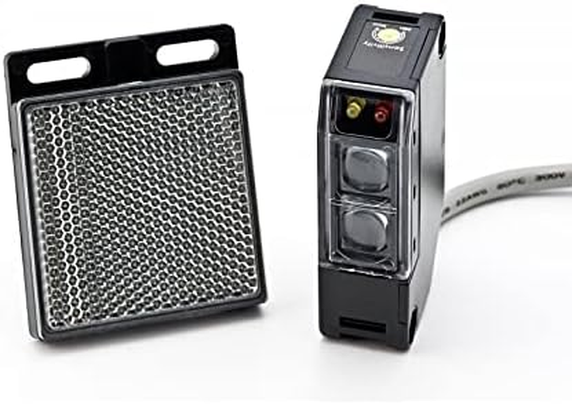 APC Retro Reflective Ptohocell Photoelectric Beam Sensor Reflactor Gate Garage image number 1