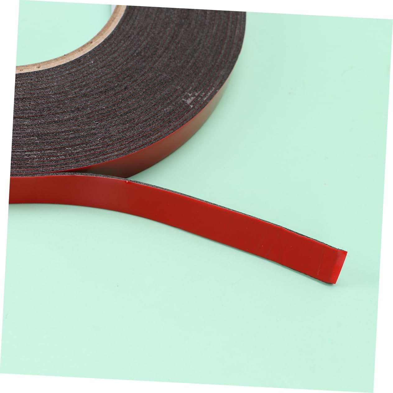 TEHAUX PE Double-Sided Adhesive Tape Red Car Trim Strip Weatherproof Seal Strip for Automotive and Wall Safe Decorative Use 10Mm X 10M 1.0Mm Thick image number 6