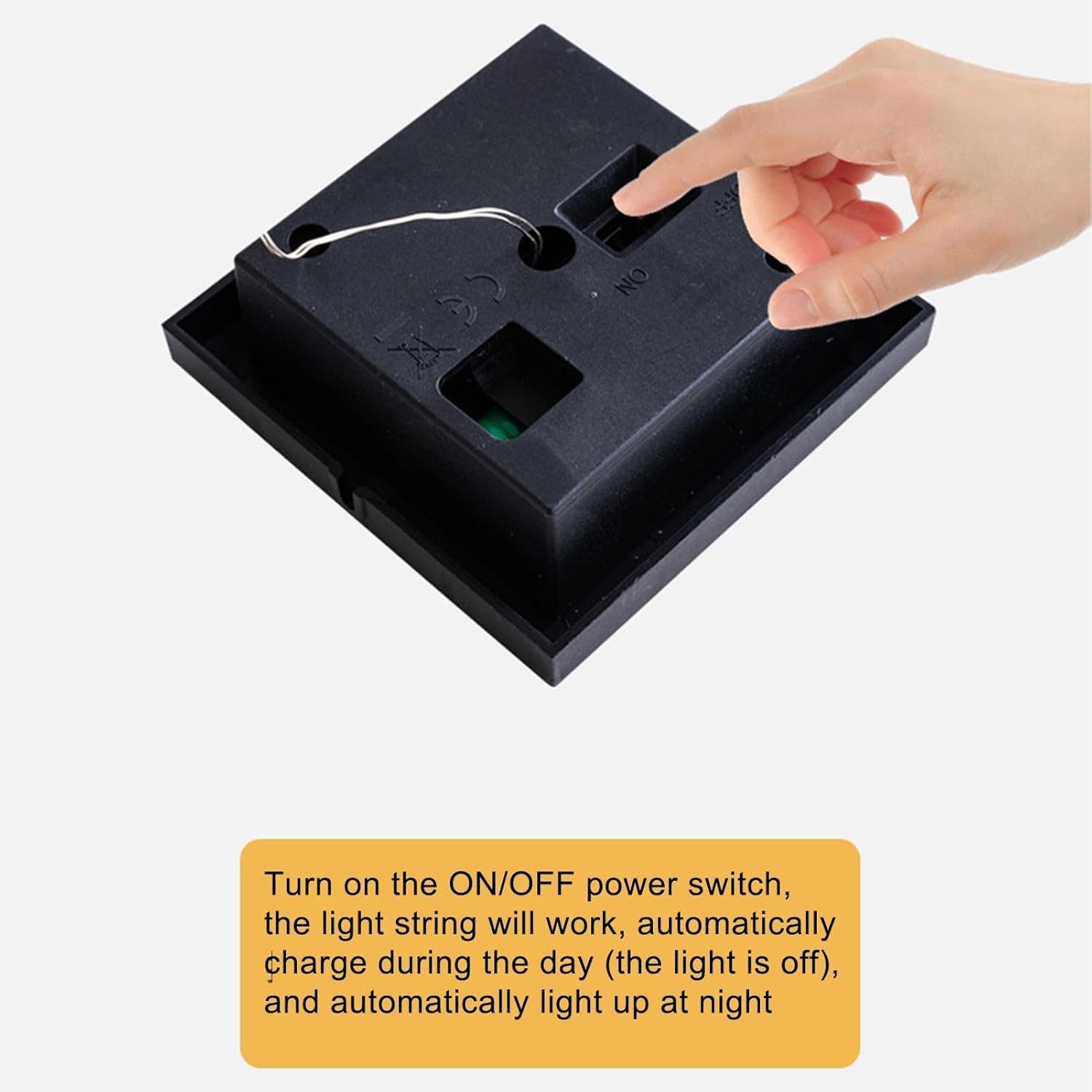 Outdoor Solar Powered Lantern,Waterproof Outdoor Lanterns for Patio | Portable Lamp Solar Powered for Yard Decor, Camping Decor, Garden image number 5