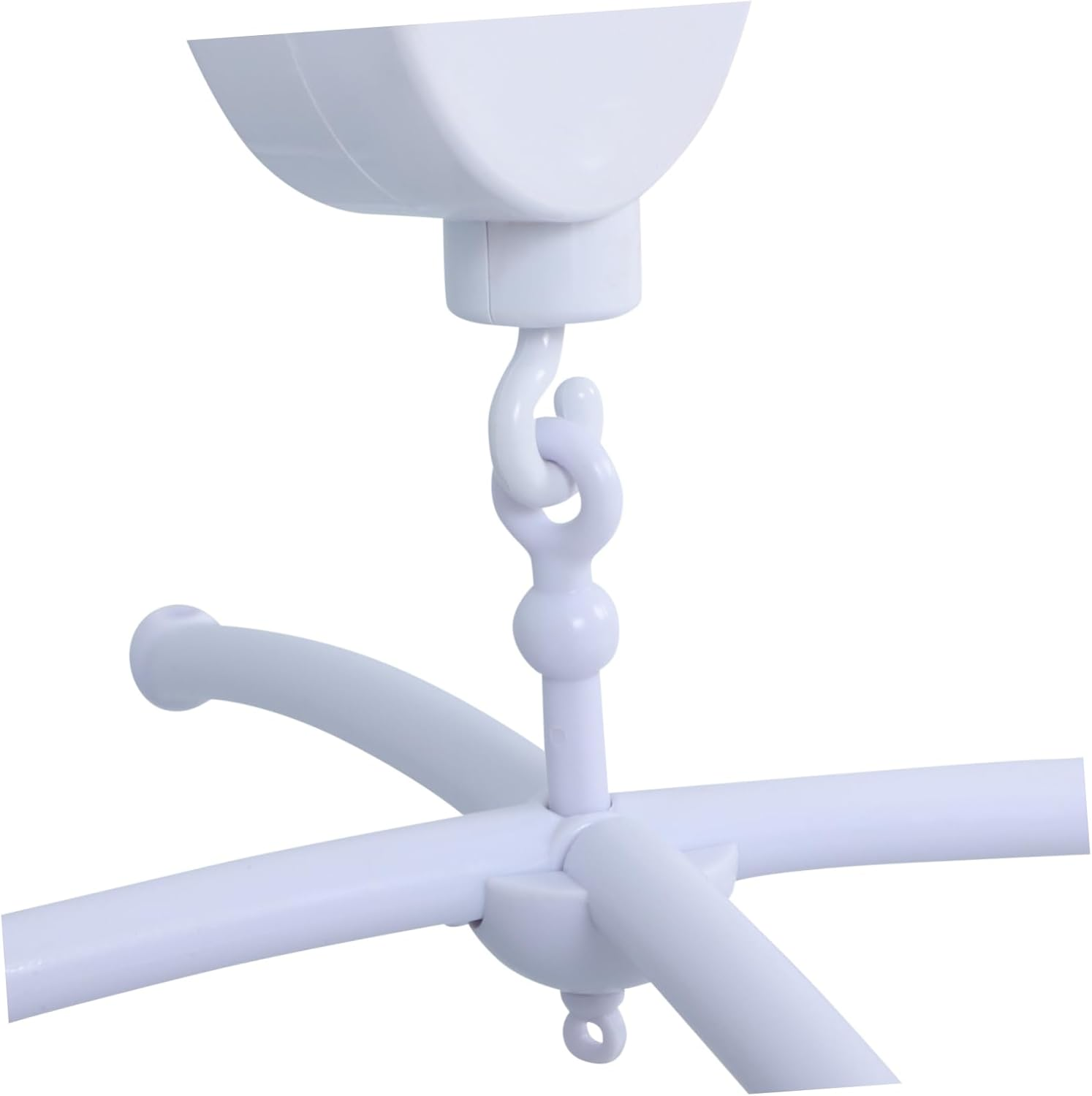 Adjustable Crib Mobile Arm with Bottom Clamp Multi-Functional Bell Bracket for Hanging Mobile Toys Easy Installation for Cribs Flexible Height for Positioning Stable Attachment For image number 3