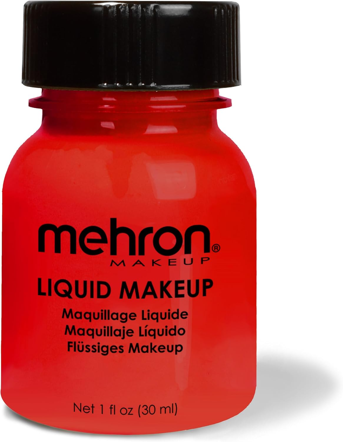 Mehron Makeup Liquid Face and Body Paint (1 Oz) (BLACK)