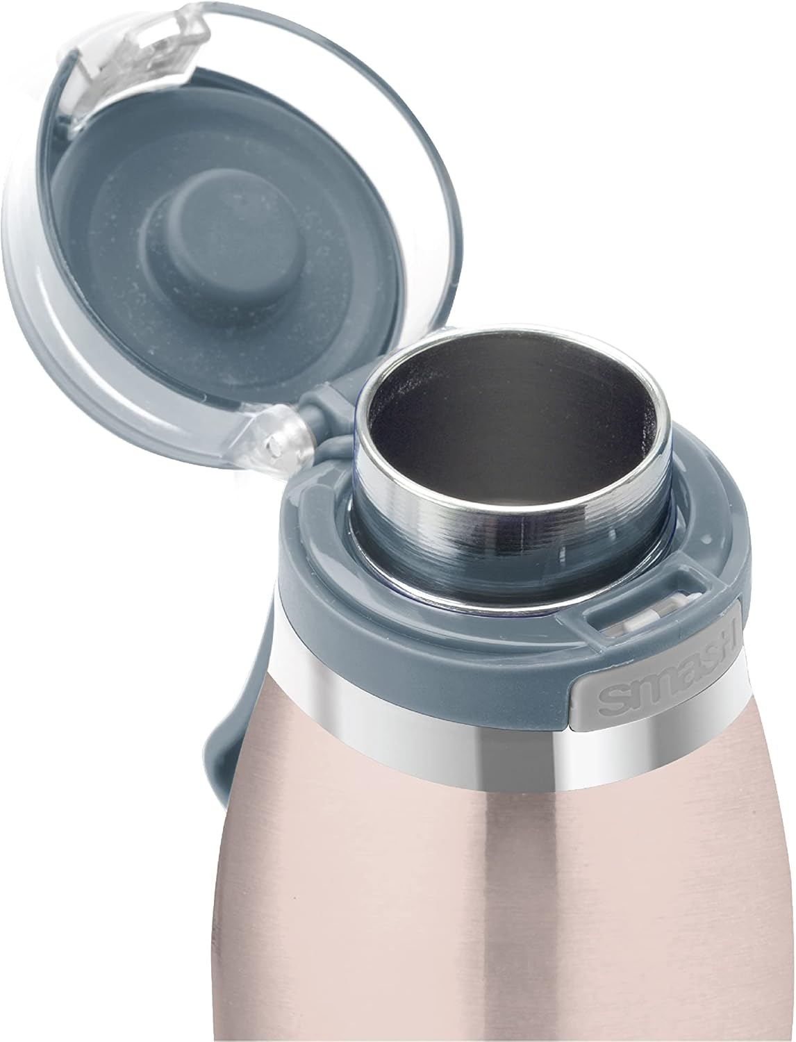 Smash Double Wall One Touch Bottle, Blush, 690 Ml Capacity image number 4