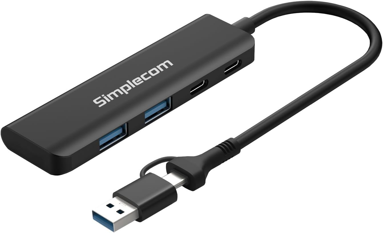 The Simplecom CH385 Superspeed USB-A and USB-C 4-Port Combo Hub image number 3