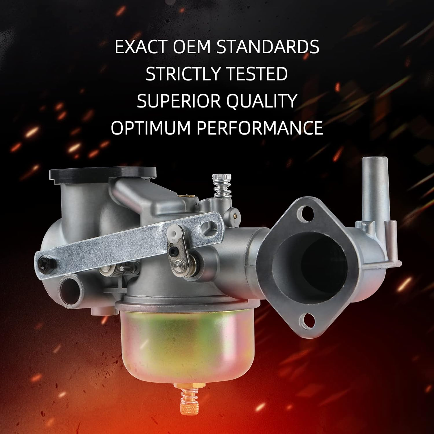 491590 Carburetor for Briggs & Stratton 491590 390811 392152，Engine Series 190702 191707 191700 192700 193700 Engine Carb with Gasket and Cleaning Tools image number 4