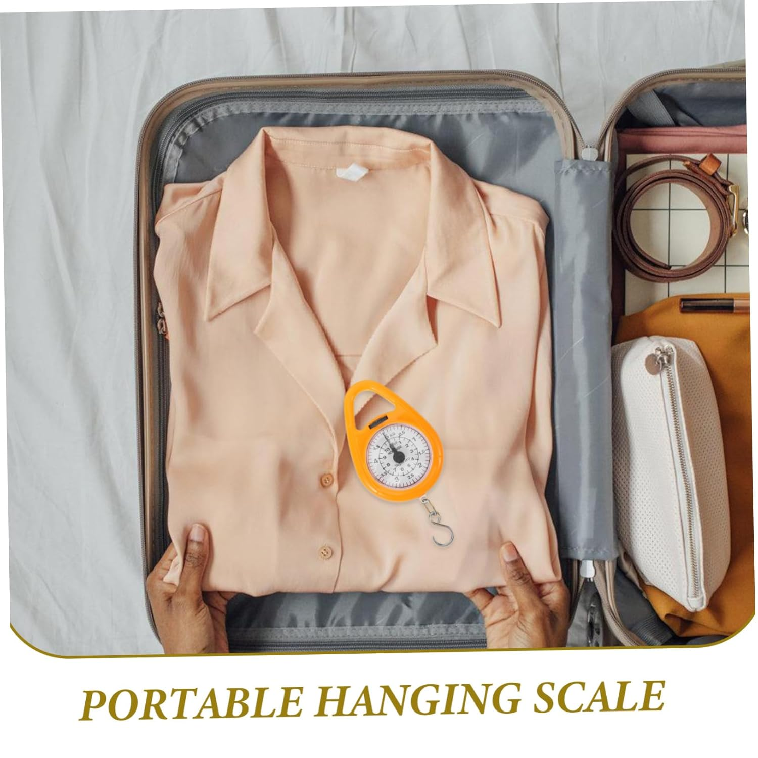 Anneome Portable Scale Mini Luggage Scale for Travel Lightweight Sturdy Design for Suitcase Backpack Outdoor Use image number 6
