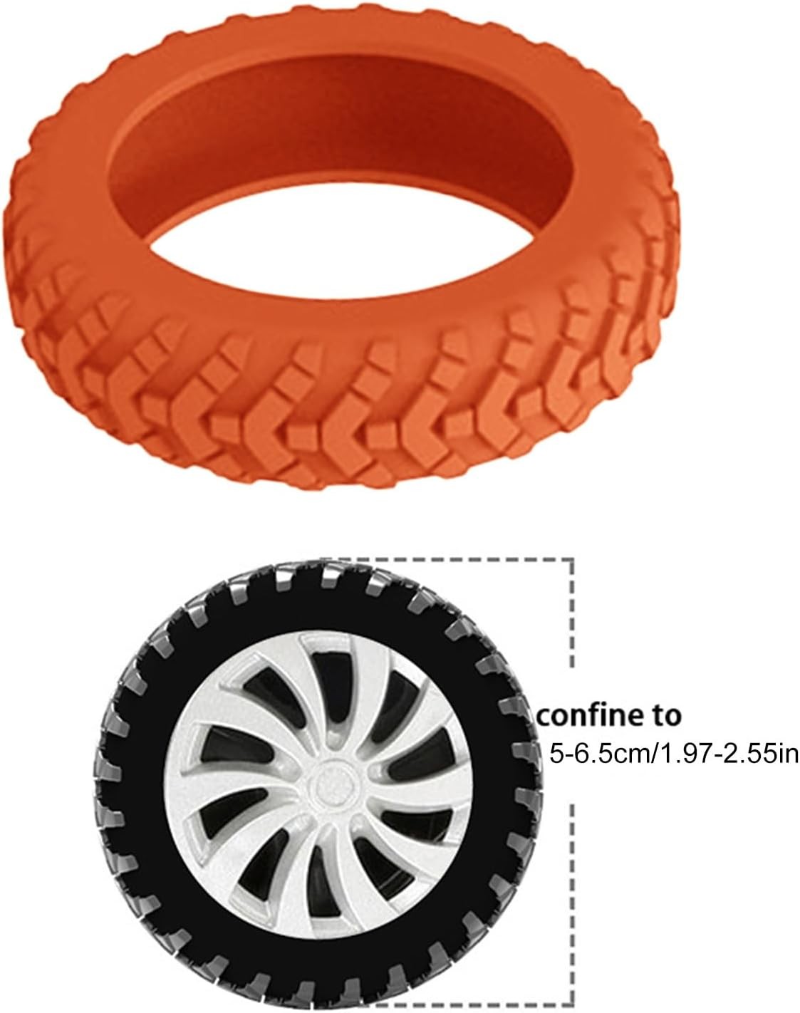 Xasbseulk Luggage Wheels,Silicone Luggage Spinner Wheel S - Colorful Silicone Luggage Spinner Wheel S for Freezers, Suitcases, Children'S Beds image number 3